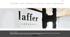 Desktop Screenshot of lafferabogados.com