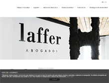 Tablet Screenshot of lafferabogados.com